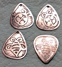 Student's Results: Etched Pendants